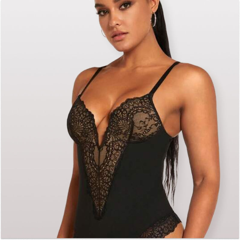 Body Modelador de Renda - Luxo Slim | + Brinde Calcinha Modeladora